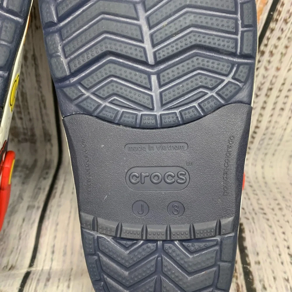 CROCS Navy Red Yellow Mickey Accent Clog